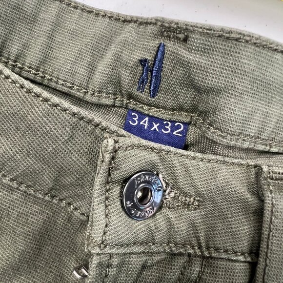 Johnnie-O Pants Atlas Lightweight Stretch 5-Pocket Jean Pants Forest Green 34x32 - Picture 5 of 9